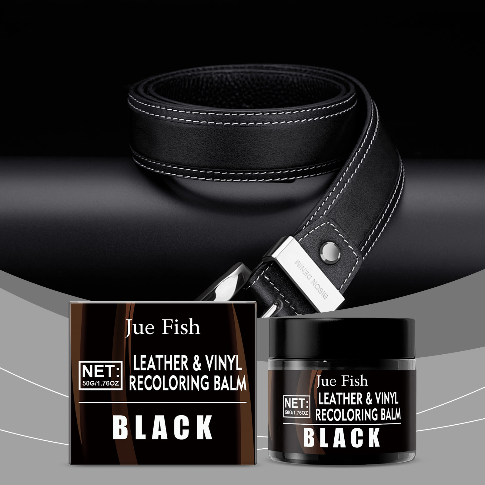 50g Black Leather Recoloring B - Leather Shoe Polish review and price