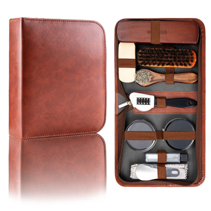 HorseHair Shoe Brush Set Leath - Shoe Cleaning Brush review and price