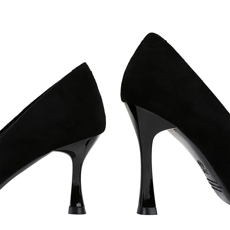 BIGTREE Shoes Suede Black Wome - Shoe Tree review and price