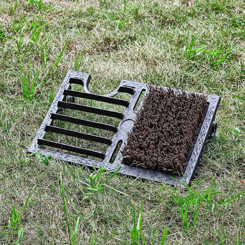 Heavy-Duty Cast Iron Boot Scra - Shoe Brush review and price