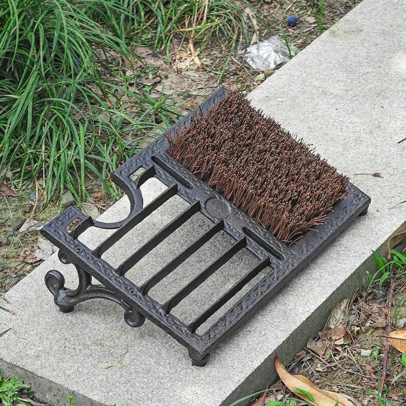 Heavy-Duty Cast Iron Boot Scra - Shoe Brush review and price