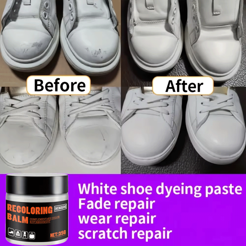 Leather Shoe White Recolor Pas - Sneaker Care Spray review and price